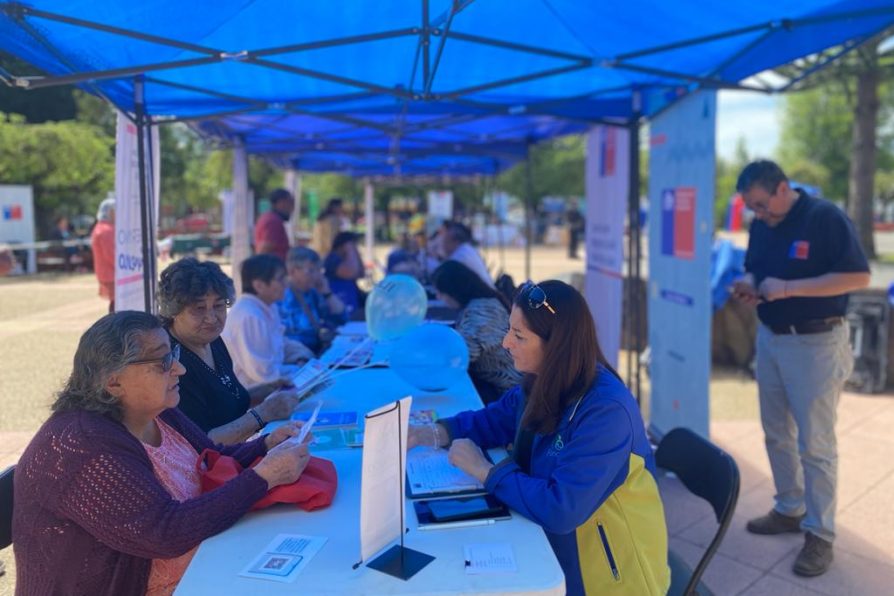 Gran despliegue de servicios públicos  en Lonquimay