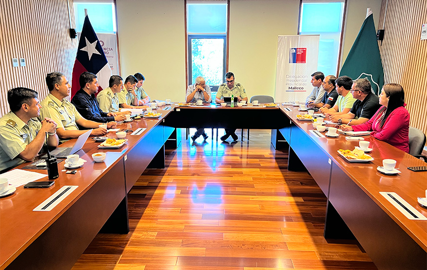Coordinación a favor de la seguridad: STOP de Carabineros sesionó en DPP Malleco junto a municipios