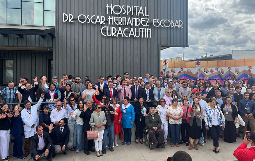 Curacautín celebra la entrega de primera etapa del Hospital Dr. Óscar Hernández Escobar