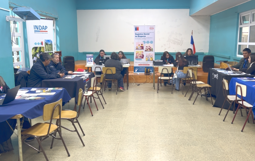 “En un solo día y sin viajar”: Plaza de Servicios acerca el Estado a familias rurales de Pidima